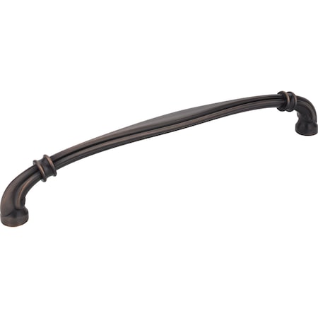 Jeffrey Alexander 12" Center-to-Center Brushed Oil Rubbed Bronze Lafayette Appliance Handle 317-12DBAC